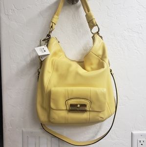 NWT Coach Kristin Convertible Leather Hobo